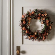 Dry Flower Wreath Rust